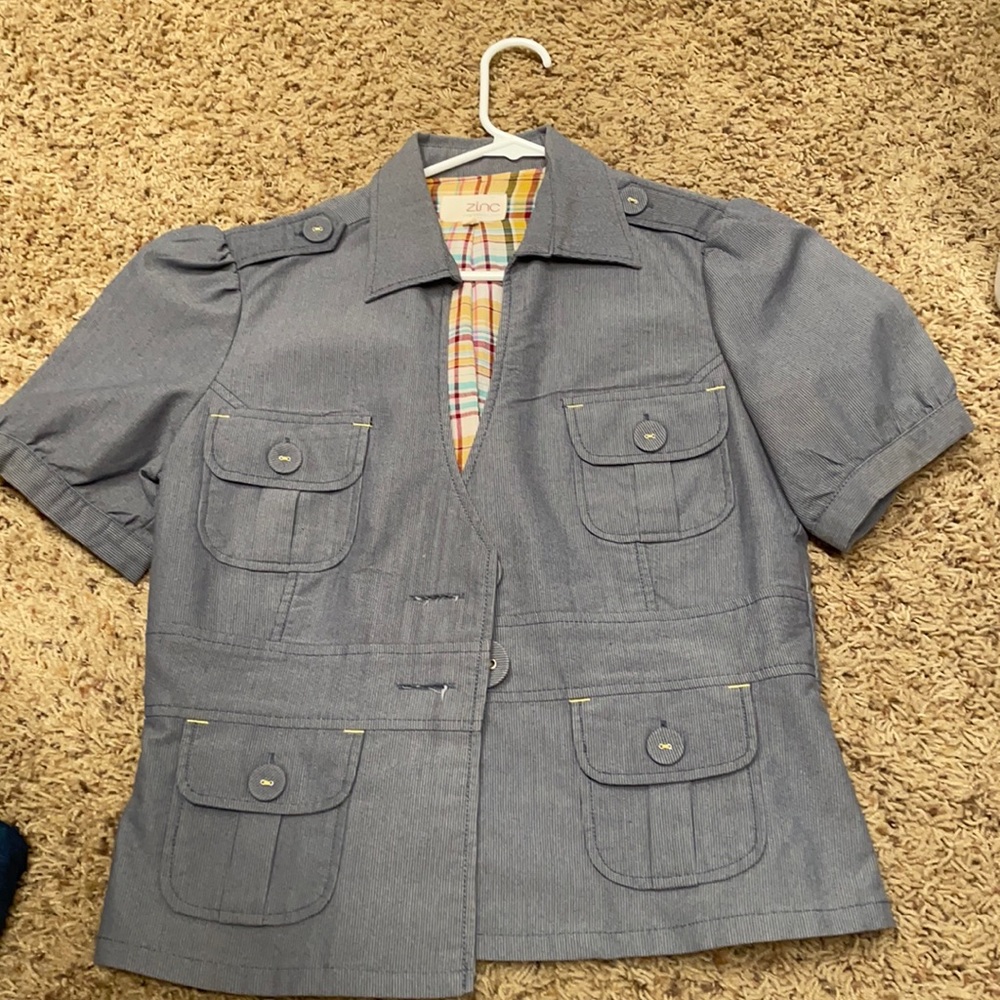 Zinc Casual Short Sleeve Jacket